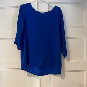 Blue express blouse